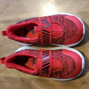 Kids Under Armour slip on sneakers